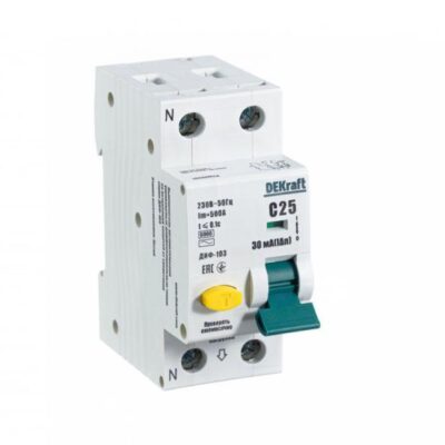 Выключатель автоматический дифференциального тока АВДТ 1Р+N 25А 30мА тип AC С ДИФ-103 6кА SchE 16206