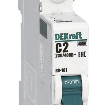 Выключатель автоматический модульный 1п C 2А 4.5кА ВА-101 SchE 11050DEK