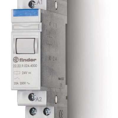 Контактор модульный 2NO 20А AgSnO2 230В AC 17.5мм IP20 FINDER 222282304000