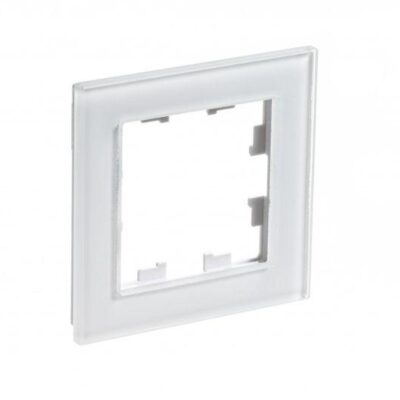 Рамка 1-м AtlasDesign Nature стекло бел. SE ATN320101