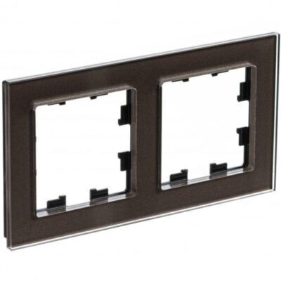 Рамка 2-м AtlasDesign Nature стекло мокко SE ATN320602
