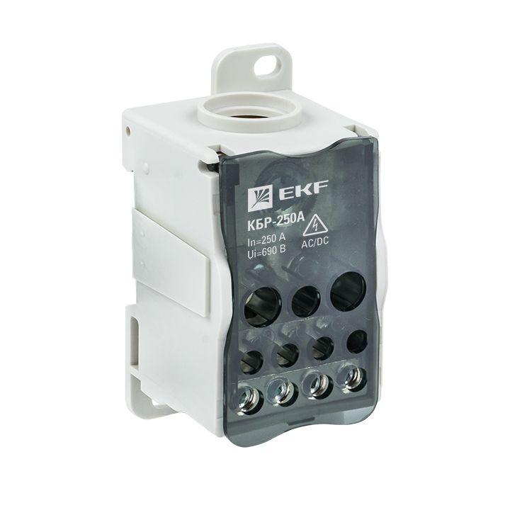 Блок распределительный КРОСС крепеж на панель и DIN КБР-250А EKF plc-kbr250 Блок распределительный КРОСС крепеж на панель и DIN КБР-250А EKF plc-kbr250