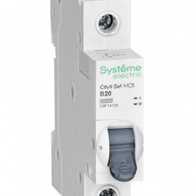 Выключатель автоматический модульный 1п B 20А 4.5кА City9 Set 230В SE C9F14120