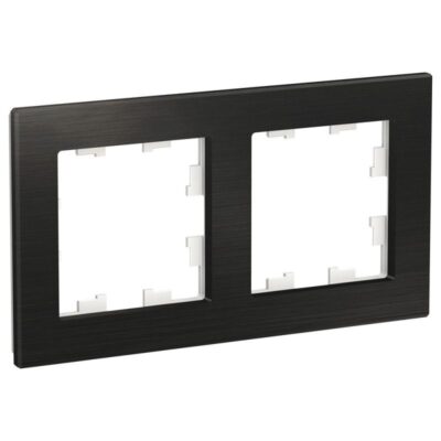 Рамка 2-м AtlasDesign Nature металл оникс SE ATN312302