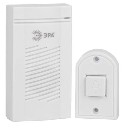 Звонок дверной D50 проводной 1 мелодия бел. Эра Б0052882