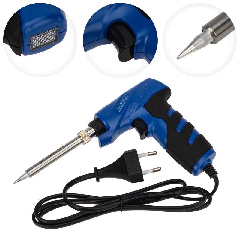 Паяльник с керам. нагревателем импульсный (Профи) 220В/25-130Вт (ZD-723N) Rexant 12-0162-1 Паяльник с керам. нагревателем импульсный (Профи) 220В/25-130Вт (ZD-723N) Rexant 12-0162-1