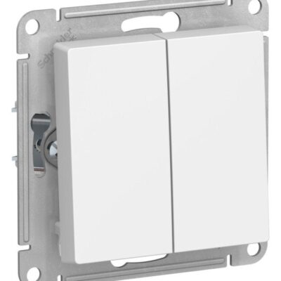 Выключатель 2-кл. AtlasDesign (сх. 5) 10AX механизм лотос SE ATN001351