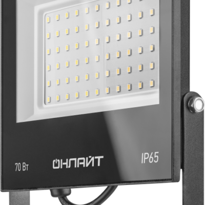 Прожектор светодиодный 61 950 OFL-70-6K-BL-IP65-LED 70Вт 6000К IP65 5600лм черн. ОНЛАЙТ