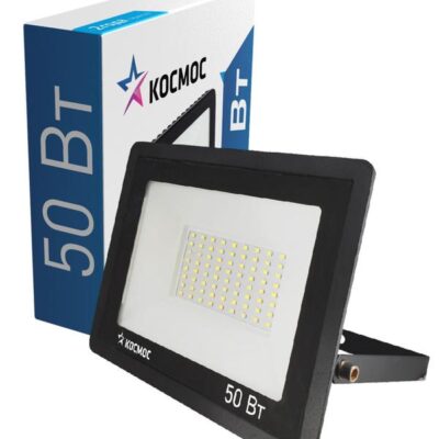 Прожектор светодиодный 50Вт 6500К IP65 4000лм КОСМОС K_PR5_LED_50