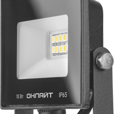 Прожектор светодиодный 71 688 OFL-10-6K-BL-IP65-LED 10Вт 6000К IP65 800лм черн. ОНЛАЙТ 71688