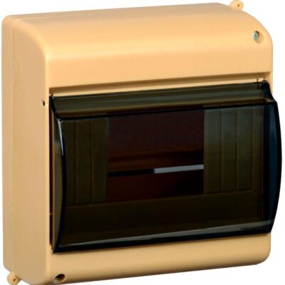 Корпус ОП КМПн 2/6 Krepta 3 IP30 для 6-х авт. выкл. прозр. крышка пластик. сосна IEK MKP42-N-06-30-0