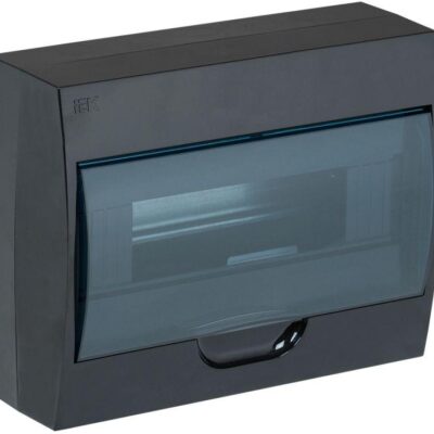 Корпус ЩРН-П-12 Krepta 3 IP41 навесной пластик. черн. IEK MKP12-N-12-41-K02
