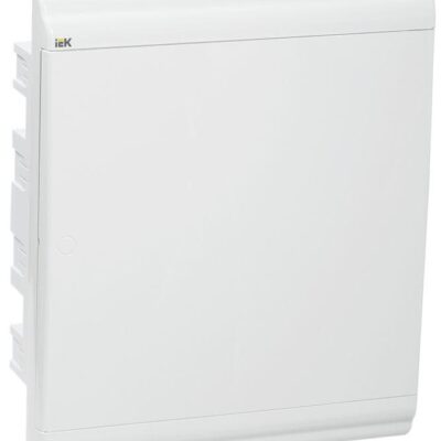 Бокс ЩРВ-П-24 мод. встраив. пластик IP41 PRIME бел. дверь IEK MKP82-V-24-WD-41-10