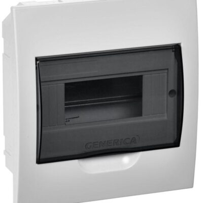 Бокс ЩРВ-П-8 мод. встраив. пластик IP41 GENERICA MKP12-V-08-41-G
