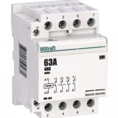 Контактор модульный МК-103 4НО 63А 230В DEKraft 18088DEK