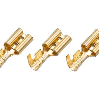 Клемма плоская (гнездо-6мм) 1-1.5кв.мм (DJ622-D4.8х0.5B) Rexant 08-0920