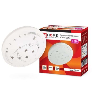 Светильник светодиодный DECO 12Вт 230В 6500К 1080лм 210х65мм СОЗВЕЗДИЕ IN HOME 4690612022185