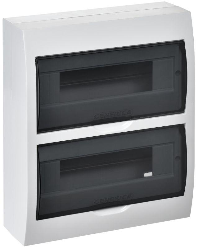 Бокс ЩРН-П-24 мод. навесной пластик IP41 GENERICA MKP12-N-24-41-G Бокс ЩРН-П-24 мод. навесной пластик IP41 GENERICA MKP12-N-24-41-G