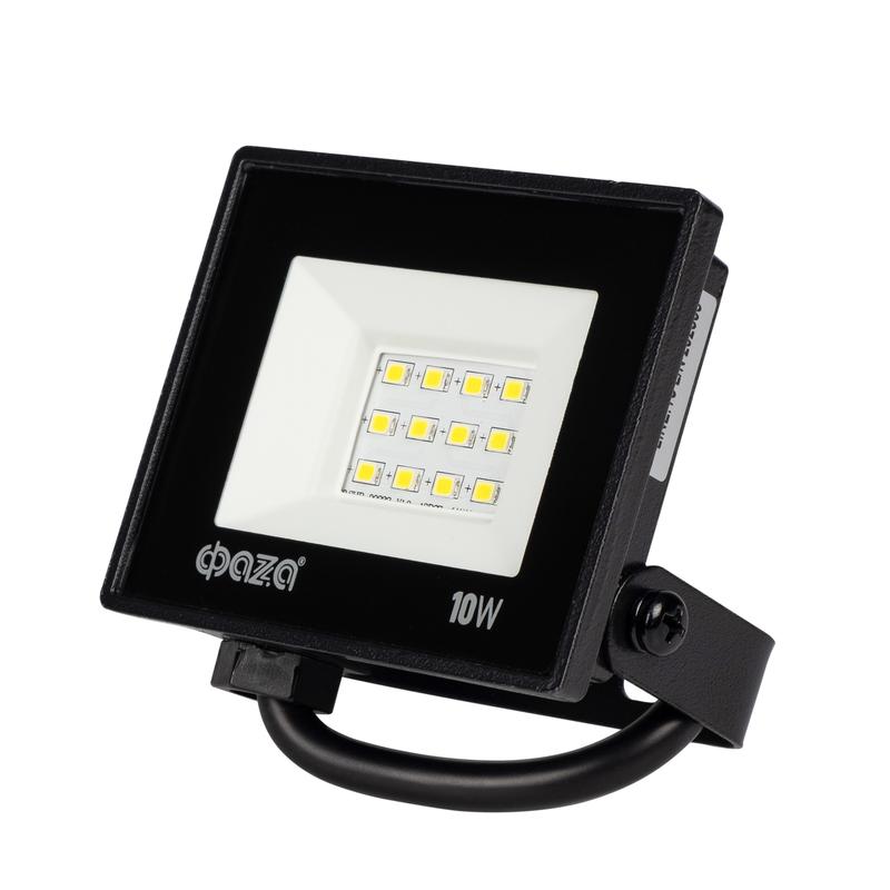 Прожектор светодиодный СДО-20 10Вт 6500К IP65 230В BL ДО прозр. закален. стекло ФАZА 5047242 Прожектор светодиодный СДО-20 10Вт 6500К IP65 230В BL ДО прозр. закален. стекло ФАZА 5047242