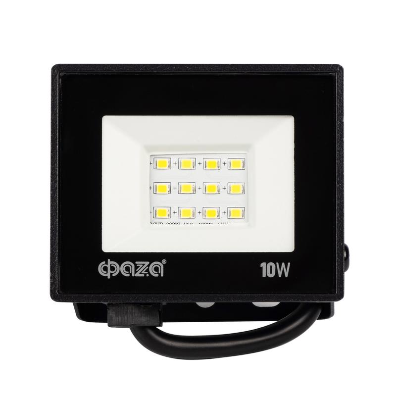 Прожектор светодиодный СДО-20 10Вт 6500К IP65 230В BL ДО прозр. закален. стекло ФАZА 5047242 Прожектор светодиодный СДО-20 10Вт 6500К IP65 230В BL ДО прозр. закален. стекло ФАZА 5047242