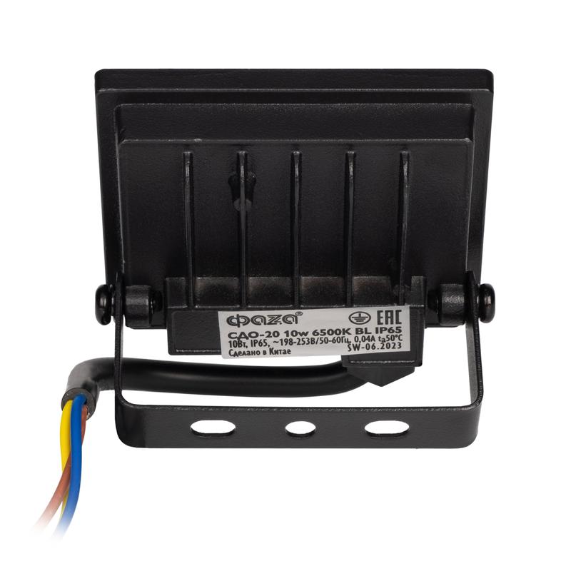 Прожектор светодиодный СДО-20 10Вт 6500К IP65 230В BL ДО прозр. закален. стекло ФАZА 5047242 Прожектор светодиодный СДО-20 10Вт 6500К IP65 230В BL ДО прозр. закален. стекло ФАZА 5047242