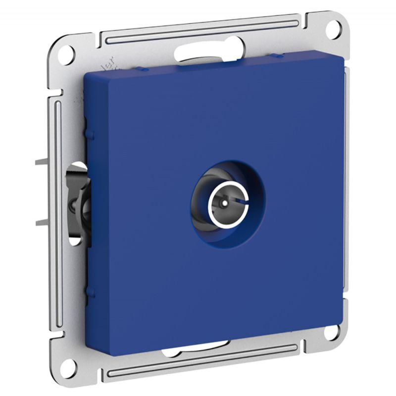 Розетка телевизионная TV AtlasDesign коннектор механизм аквамарин SE ATN001193 Розетка телевизионная TV AtlasDesign коннектор механизм аквамарин SE ATN001193