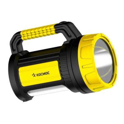 Фонарь аккумуляторный LED 5Вт 3 режима боков. панель 10Вт ЗУ 220/12В КОСМОС KOCAc2005W_Ex