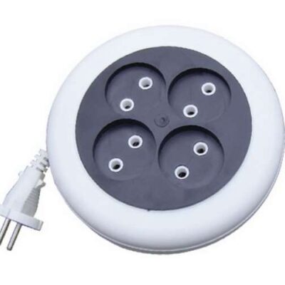 Удлинитель-рулетка 4х5м без заземл. 6А IP20 У6-002 ШВВП 2х0.75 UNIVersal 002-5М