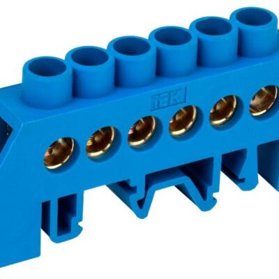 Шина нулевая в комб. DIN-изол. "Стойка" ШНИ-8х12-6-КС-С IEK YNN10-812-6DP-K07