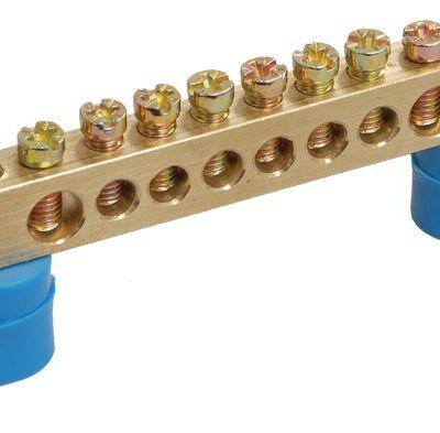 Шина нулевая ШНИ-6х9-8 У2-С на 2х угл. изол. IEK YNN10-69-8C2-K07