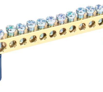 Шина нулевая ШНИ-6х9-12 У2-С на 2-х. угл. изол. IEK YNN10-69-12C2-K07