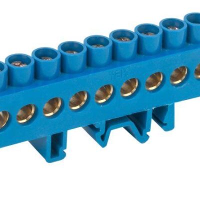 Шина нулевая в комб. DIN-изол. "Стойка" ШНИ-8х12-10-КС-С IEK YNN10-812-10DP-K07