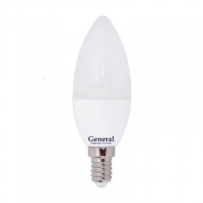 Лампа светодиодная свеча GLDEN-CF-8-230-E14-2700