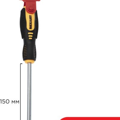 Отвертка крестовая PH 3х150мм двухкомпонентная рукоятка Rexant 12-4729