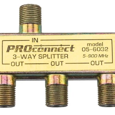 Делитель ТВ "краб" х3 под F разъем 5-900 МГц PROCONNECT 05-6032 малый