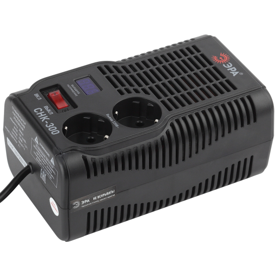 СНК-600 ЭРА Стабилизатор напр. компакт, 160-260В/220В, 600ВА