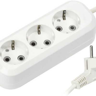 Удлинитель Smartbuy 3 гнезда 3 метра 16А/3,5кВт с заземлением ПВС 3х1,0 (SBE-16-3-03-Z) (1/40)