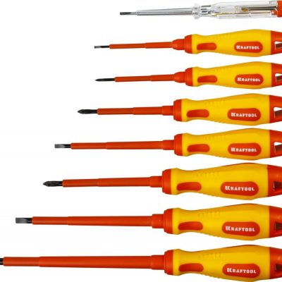Набор высоковольтных отверток KRAFTOOL Х-Drive Electro, 8 предм,  (250088 - H8) 250088-H8