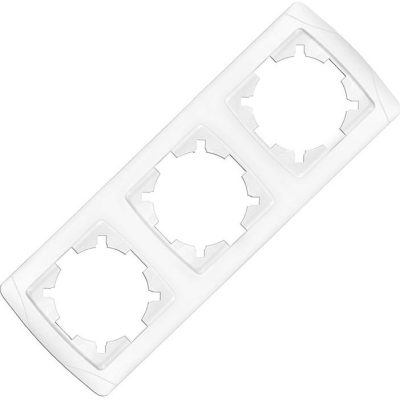 Рамка 3-м Маргарита гор. бел. UNIVersal МР003Г