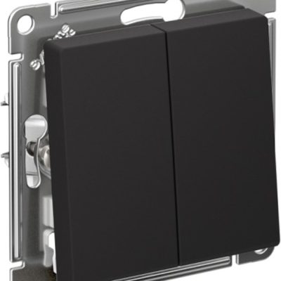 Переключатель перекрестный 2-кл. AtlasDesign 2хсх.7 10АХ механизм карбон SE ATN001073