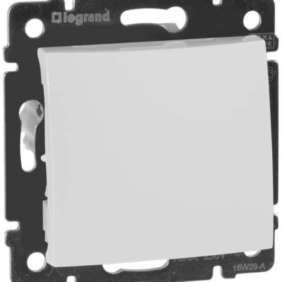 Legrand Valena выключатель 1кл. проходной бел.(1/10/100) (774406)