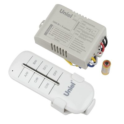 Пульт UCH-P005-G3-1000W-30M для управления светом 3 каналах1000Вт Uniel UL-00003634