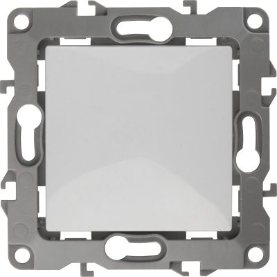 Механизм переключателя 1-кл. СП Эра12 10А IP20 12-1103-01 250В 10AX бел. Эра Б0014639