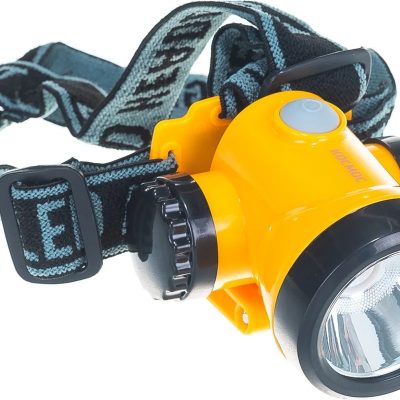 Фонарь аккумуляторный налобный H3W LED 3Вт 2 режима литиевый аккум. 1.5А.ч ЗУ USB КОСМОС KOCH3WLi-On