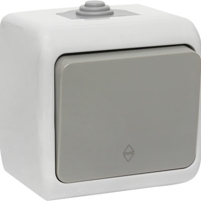 Переключатель проходной 1-кл. ОП Мурманск 10А IP54 сер. EKF EFV10-025-30-54