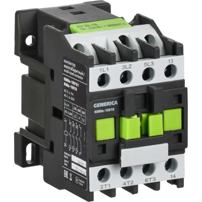 Контактор КМИе-10910 9А 230В/АС3 1НО GENERICA KKME11-009-230-10