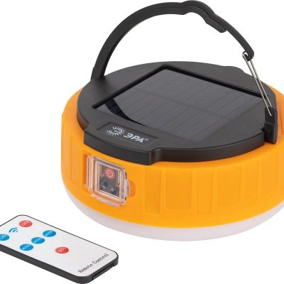 Фонарь кемпинговый светодиодный ЭРА KA-701 "Персей" аккумуляторный, на солнечной батарее + пульт