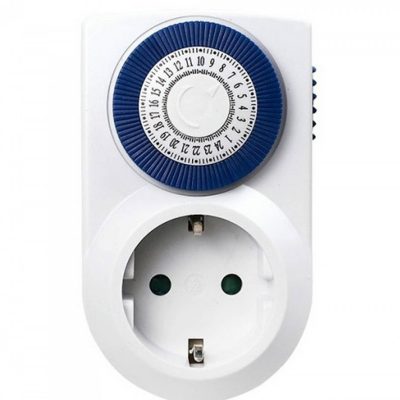 Розетка Smartbuy с таймером механическим 3600Вт, 48 вкл./выкл. сутки, интервал 30 мин.