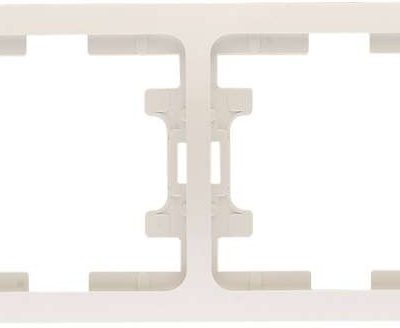 Рамка 2-м Mimoza горизонт. бел. Makel 22012