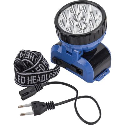 Аккумуляторный налобный фонарь 12 LED Smartbuy, синий (SBF-26-B) 1/120